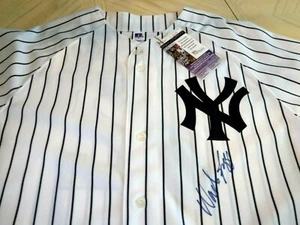 WADE BOGGS Signed New York Yankees Pinstripe Baseball Jersey -JSA Authenticated - Picture 1 of 5
