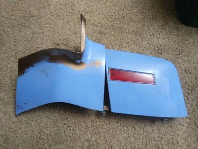 OEM 73-76 Pontiac Grandville Front Corner Bumper Fillers W/Light Donk Olds RH - Image 1 of 4