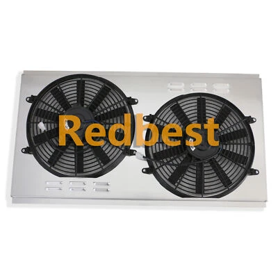 Cubierta de aluminio y ventiladores de 2*14" para Chevy C/K 1500 2500 Suburban Base LS V8 1994-1999 Foto 1 de 4