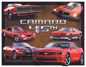 Chevy Camaro Tribute Retro Metal Sign # 1782 Vintage - Picture 1 of 2