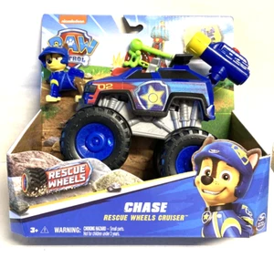 PAW PATROL - CHASE'S RESCUE WHEELS CRUCERO CON FIGURA Y LANZADOR - ¡NUEVO! - Imagen 1 de 2
