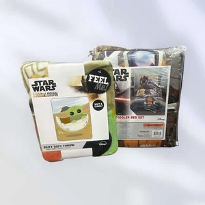 Star Wars 5 Pieces Toddler or Crib Size Bedding Set - Picture 1 of 7