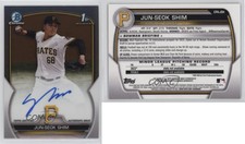 2023 Bowman Chrome Prospect Auto Jun-Seok Shim #CPA-JSH Auto
