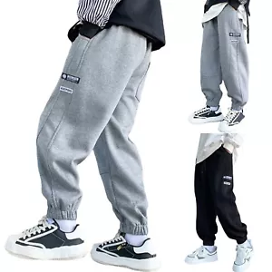 Kinder Jungen Hose Hip Hop Jogginghose Outdoorhose Freizeit Jogger Training - Bild 1 von 27