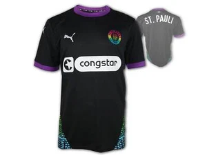 FC St.Pauli Ausweichtrikot 24 25 schwarz Puma FCSP Third Shirt 3rd Jersey M-3XL - Bild 1 von 4