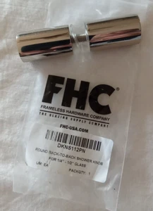 FHC RUNDER DUSCHKNOPF - POLIERTES NICKEL (DKNS112PN) - Bild 1 von 2