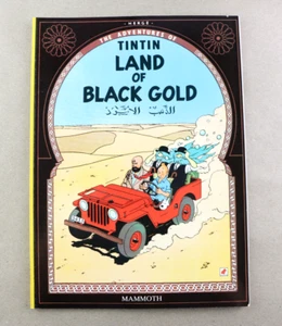 1997 Land Of Black Gold Adventures Of Tintin Herge Mammoth Paperback FN/FN+ - Picture 1 of 2