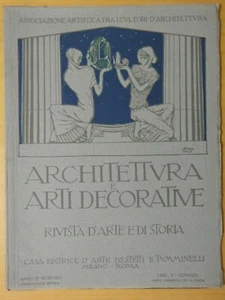 1924-ARCHITETTURA E ARTI DECORATIVE-Anno III, Fascicolo V, Gennaio - Foto 1 di 2