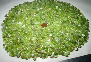 300 Gramm💚Natürlicher Peridot grobes Set grüne Farbe am besten für Schmuck aus Pakistan. - Bild 1 von 12