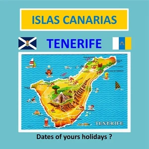 MAGNET CANARY ISLANDS - TENERIFE - HOLIDAYS SOUVENIR - Picture 1 of 1