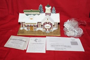 Hawthorne Village Weihnachtsstation Thomas Kinkade 2001 - Bild 1 von 6