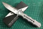 Twosun  Folding Pocket Knife Titanium Handle M390 Blade Ts165-Ti-M390-Sand