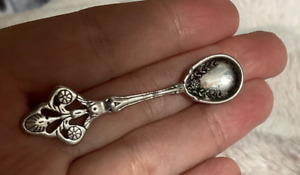 1pc Mini spoon spices sugar salt kitchen silver colour tiny size beautiful detai