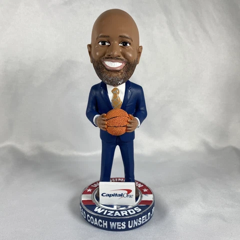Washington Wizards Head Coach Wes Unseld Jr. Bobblehead SGA Cover
