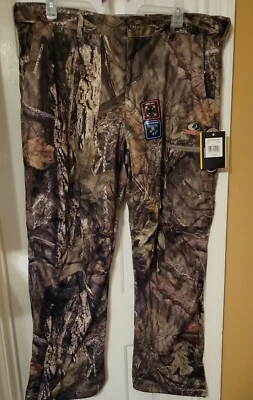 New MOSSY OAK Camouflage Cargo Pants 3XL 48/50 Scent Control TechShell Tricot - Image 1 of 4