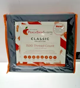 PeachSkinSheets Fitted Sheet One Deep Pocket XL Dorm Twin Size 1500 Thread Count - Picture 1 of 3