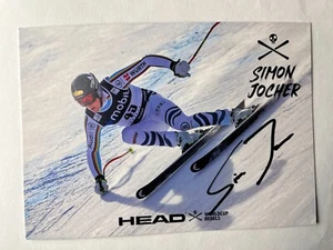 Autograph SIMON JOCHER-Ski Alpine GERMANY-World Cups-Olympics-signed AK - Picture 1 of 2