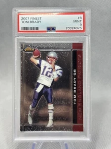 Tom Brady 2007 Finest #8 PSA 9 New England Patriots - Picture 1 of 2
