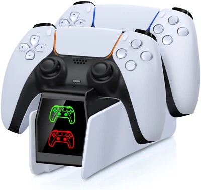 ESYWEN Ladestation für Dualsense Wireless/Edge Controller,PS5 Controller Ladestation