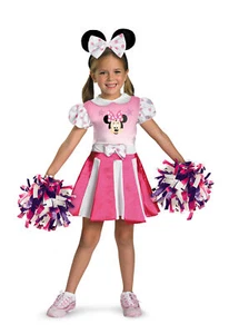 Girl's Minnie Cheerleader Costume - Disguise - Picture 1 of 3