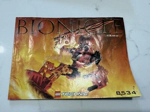 Vintage Lego Technic Bionicle 8534 Tahu Instruction Manual - Picture 1 of 1