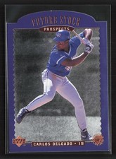Carlos Delgado 1996 Upper Deck Future Stock #FS8 Toronto Blue Jays {0704