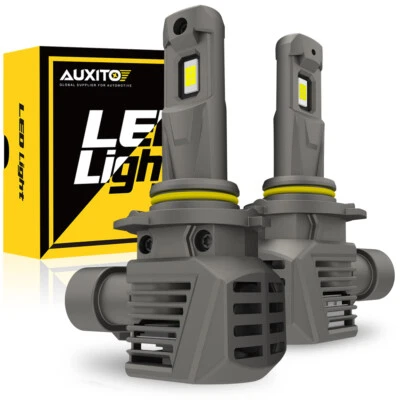 2X AUXITO 9005 HB3 LED Headlight Bulbs 6000K Xenon White High Beam White M5S EXD - Image 1 of 4