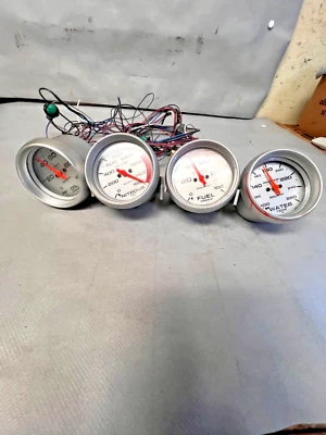 AUTOMETER PRO-COMP ULTRA LITE 2-5/8 GAUGE SET OIL PSI, NITROUS, FUEL PSI, WATER - Image 1 of 4