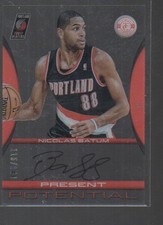 NICOLAS BATUM 2014-14 PANINI TOTALLY CERTIFIED PRESENT POTENTIAL AUTO #PP-NB/149
