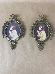 Vintage Ornate Gold Tone Brass Metal Italy Florentine Gallery Wall Victorian - Picture 1 of 12