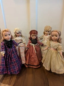 Vintage Madame Alexander Little Women Doll Lot Of 5 Louisa May Alcott 1948  - Picture 1 of 24