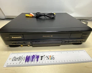 Panasonic PV-4415S Omnivision VHS VCR 4 cabezales con cables limpios y probados - Imagen 1 de 12
