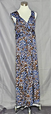 VTG - Tessuto - Multicolor Sleeveless Maxi Dress Pullover - Size 1X (16W) - Image 1 of 2