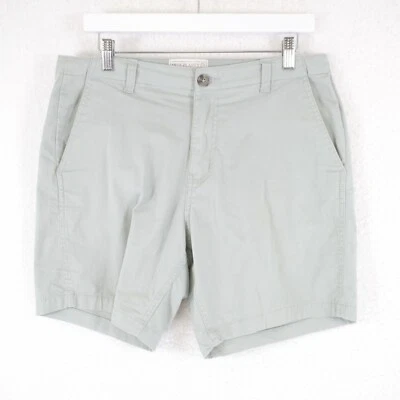 Free Planet Chino Shorts Green / Gray 32/6 Mid Rise Tagged 30 - Image 1 of 4
