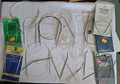 Konvolut von 20 Rundstricknadeln, verschieden, teilweise Neu - Bild 1 von 3