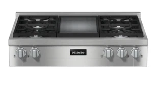 Miele KMR1136-3GGD 36" Natural Gas Rangetop 6 Burner Griddle NEW IN BOX - Picture 1 of 5