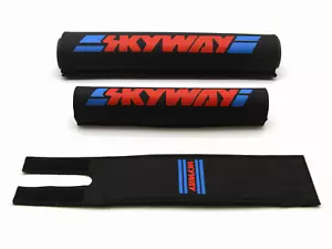 SKYWAY OEM Pad Set Black/Red - Picture 1 of 2