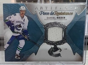 DANIEL SEDIN 2016-17 Upper Deck Artifacts Piece de Resistance Jersey