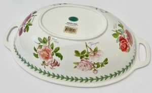 Portmeirion ROSE BOTANICHE modello grande 15" ciotola da portata manico ovale ottima! - Foto 1 di 6