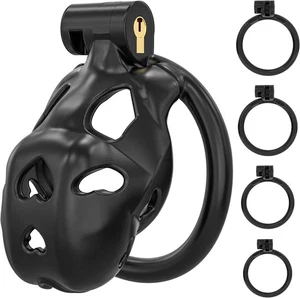 Love 1.0 Gabbia di Castità, Dispositivo di Castità Maschile in Resina Leggera con Lucchetto Invisibile - Foto 1 di 6