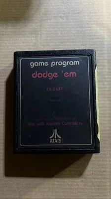 Atari 2600 Dodge 'Em Cartridge CX-2637 UNTESTED - Image 1 of 4