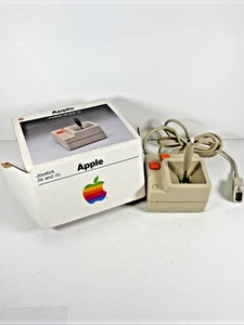 Apple Joystick lle/IIc A2M2002 CIB Complete In Box W/ Manual - Untested - Nice - Afbeelding 1 van 13