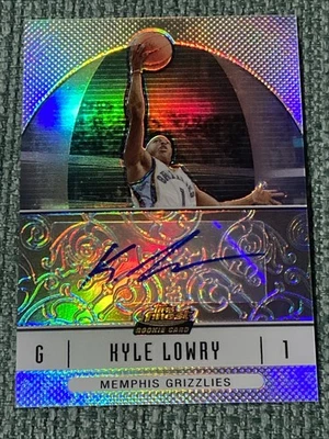 2006-07 Finest Kyle Lowry Rookie Auto Refractor Rookie RC #58 Grizzlies 🔥 - Image 1 of 2