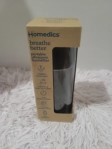 HoMedics Portable Ultrasonic Humidifier Travel & Personal Cool Mist USB Powered - Picture 1 of 8