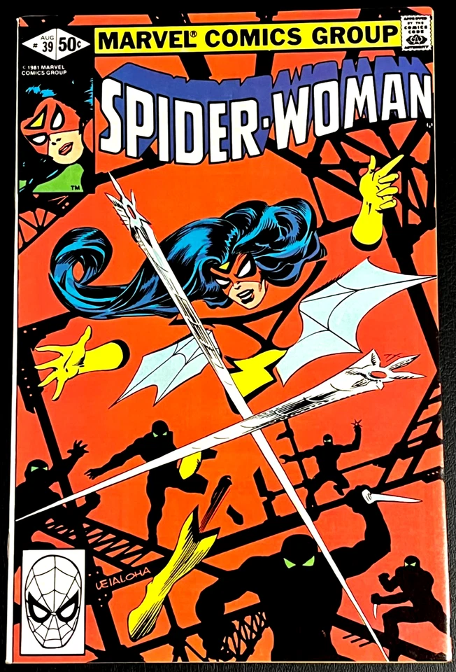 SPIDER-WOMAN #39 (MUITO BOM/QUASE PERFEITO) 1ª Aparição de DEATH-STROKE! Marvel 1981 - Imagem 1 de 1
