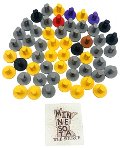 (55) K’NEX / Knex Assorted Track Connector Pegs Pins – Mario Kart Wii Parts - Picture 1 of 3