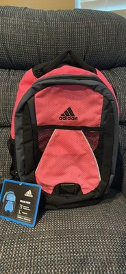 NWT Adidas Dillon Backpack in Bright Pink And Black - Student Bag - Image 1 of 4