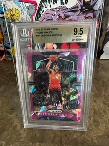 Donovan Mitchell #164 Beckett 9,5 como nuevo+ (2019-20 Panini Prizm) - Pink Ice - Imagen 1 de 2