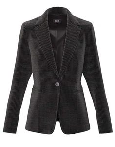GIACCA BLAZER DONNA EMME MARELLA ARLEM 25259160422 003 NERO ORIGINALE AI 2026 - Picture 1 of 4