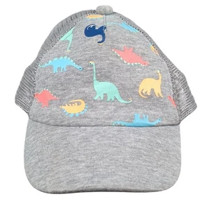 Sombrero de camionero dinosaurio gris para niños objetivo ajustable azul Snapback - Imagen 1 de 8